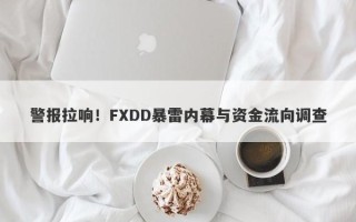 警报拉响！FXDD暴雷内幕与资金流向调查