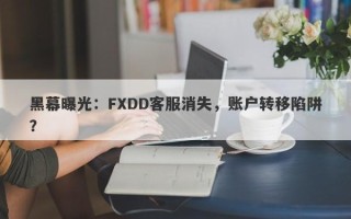 黑幕曝光：FXDD客服消失，账户转移陷阱？