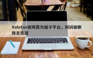 Valetax被揭露为骗子平台，利润被删除无依据