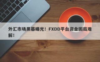 外汇市场黑幕曝光！FXDD平台资金困局难解！