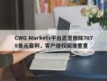 CWG Markets平台恶意删除7070美元盈利，客户维权困难重重