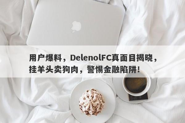 用户爆料，DelenolFC真面目揭晓，挂羊头卖狗肉，警惕金融陷阱！-第1张图片-要懂汇