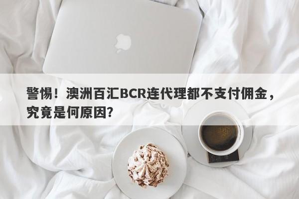 警惕！澳洲百汇BCR连代理都不支付佣金，究竟是何原因？-第1张图片-要懂汇