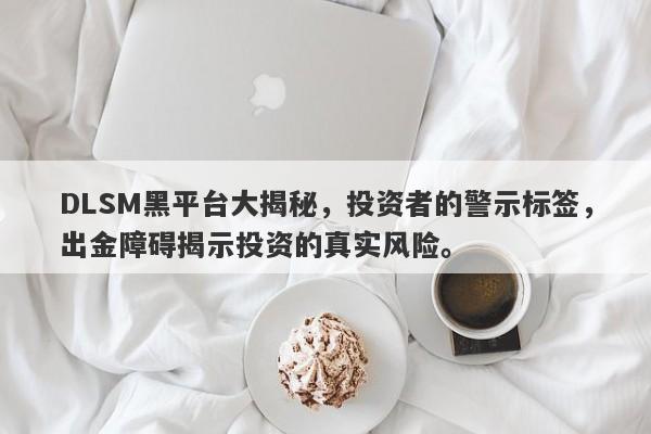 DLSM黑平台大揭秘，投资者的警示标签，出金障碍揭示投资的真实风险。-第1张图片-要懂汇