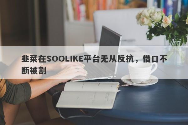 韭菜在SOOLIKE平台无从反抗，借口不断被割-第1张图片-要懂汇