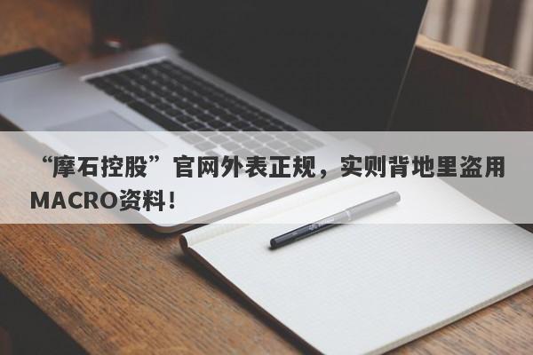 “摩石控股”官网外表正规，实则背地里盗用MACRO资料！-第1张图片-要懂汇